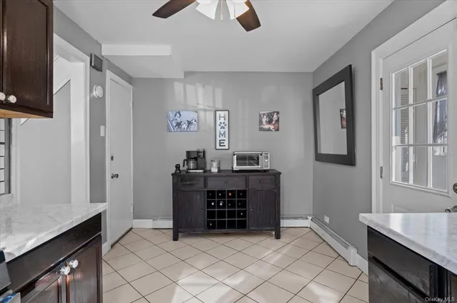 a room with furniture and window