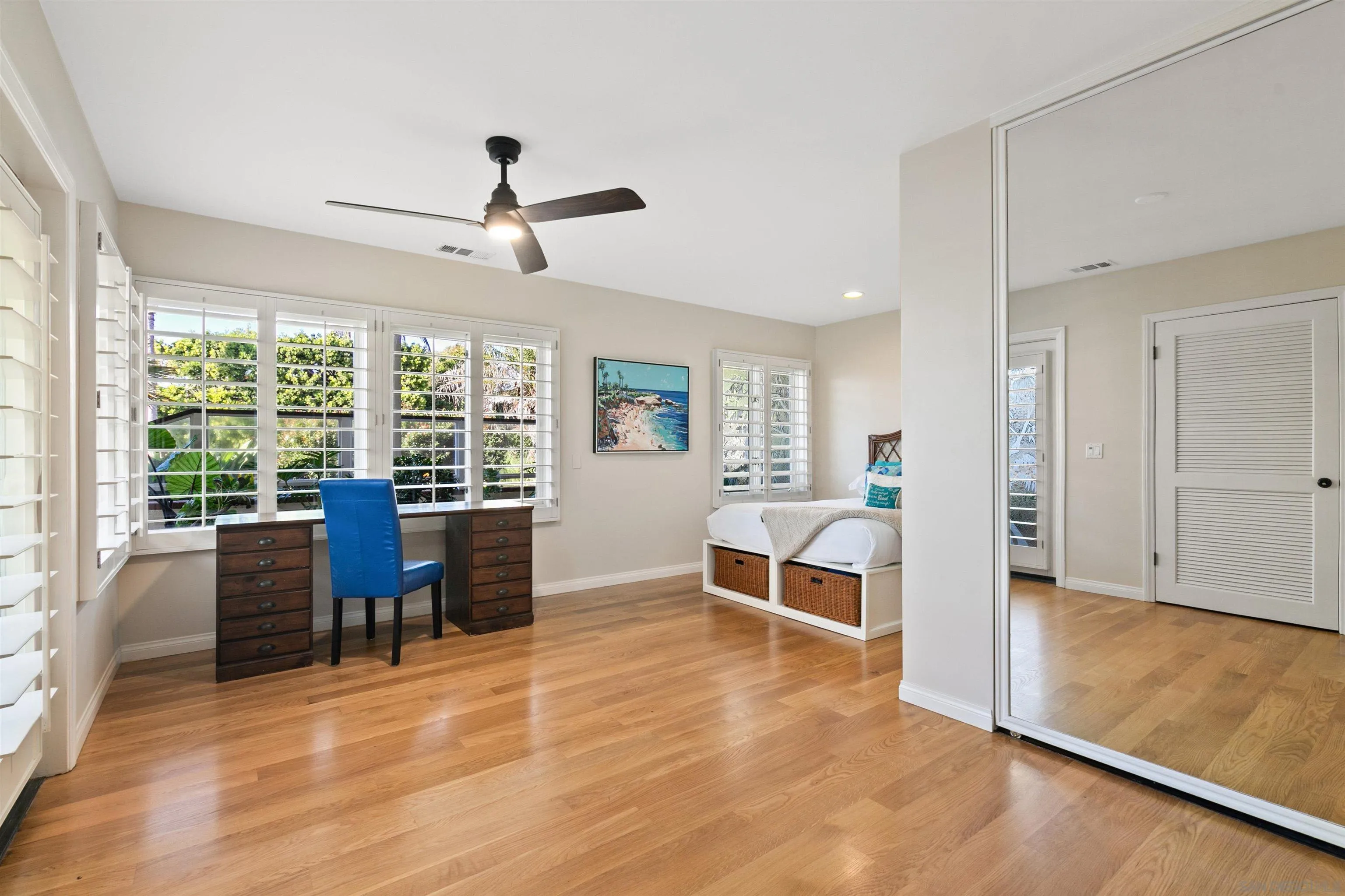 253 Gravilla Street La Jolla, CA 92037 - Photo 19 of 34 a view of a livingroom with furniture window and wooden floor
