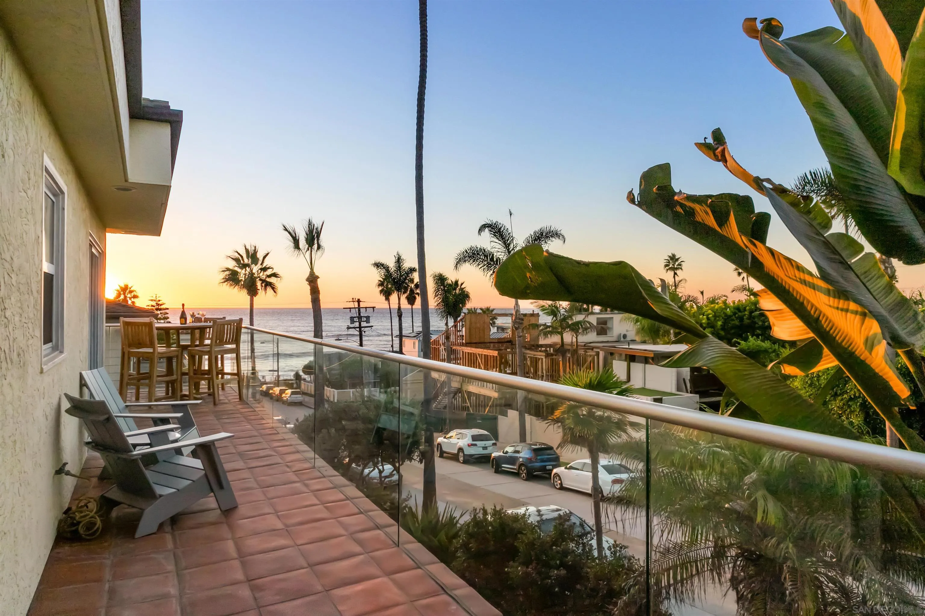 253 Gravilla Street La Jolla, CA 92037 - Photo 27 of 34 a view of a balcony with chairs