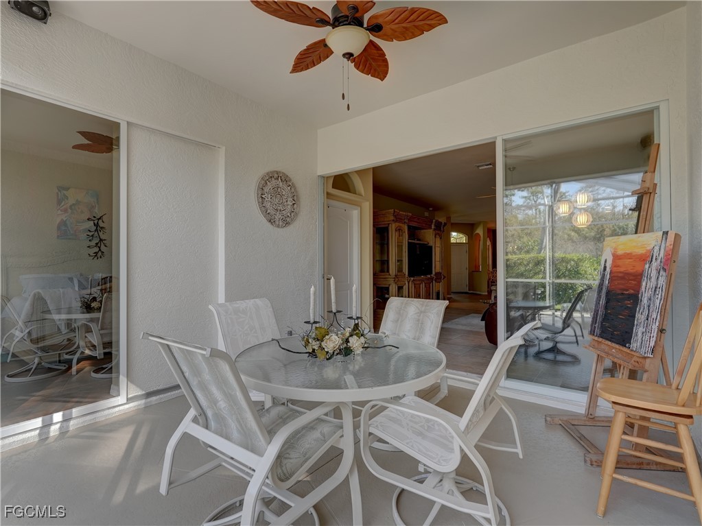 11180 Wine Palm Road Fort Myers, FL 33966 - Photo 31 of 40 a view of a dining room with furniture window and outside view