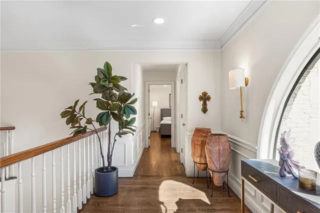 view of living room with furniture and a potted plant