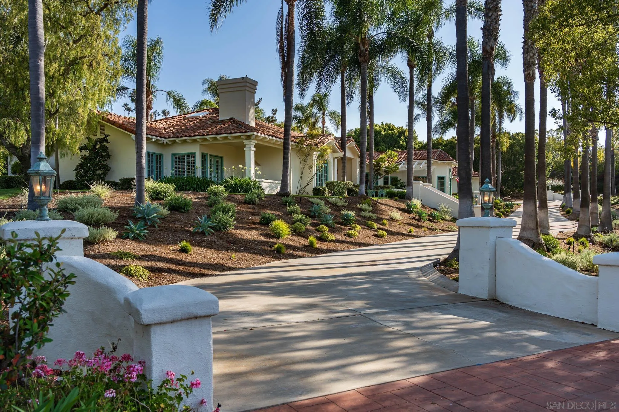 18221 Via Ascenso Rancho Santa Fe, CA 92067 - Photo 31 of 37 a front view of a house with swimming pool