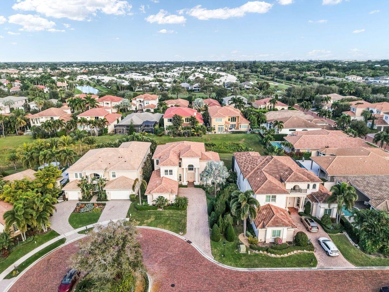 17384 Vistancia Circle Boca Raton, FL 33496 - Photo 27 of 27 an aerial view of residential houses with outdoor space