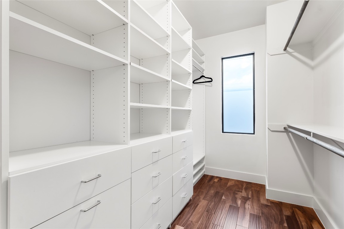 1105 East 12th Street Austin, TX 78702 - Photo 13 of 28 a view of an empty walk in closet