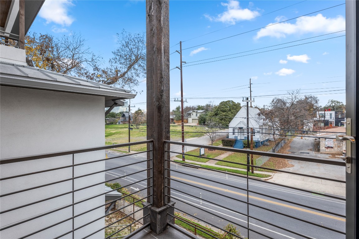1105 East 12th Street Austin, TX 78702 - Photo 14 of 28 a view of a street from a balcony