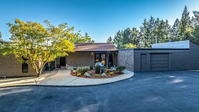 front view of a house with a porch