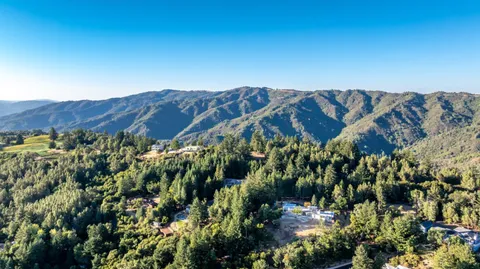 a front view of a house with yard