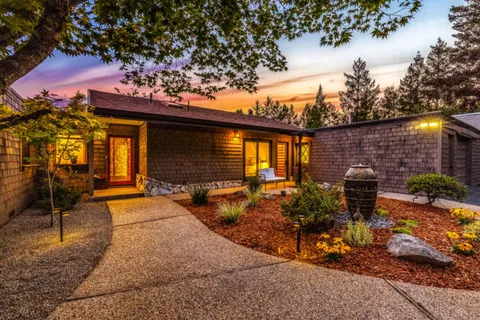 a outdoor space with furniture