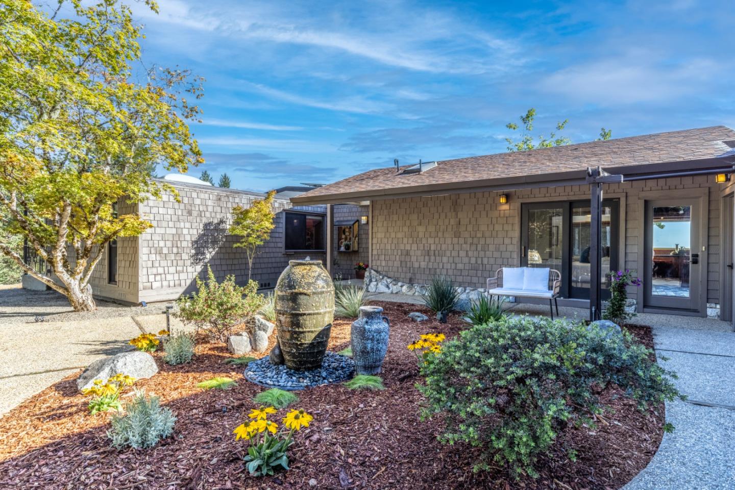 800 Rancho Prieta Road Los Gatos, CA 95033 - Photo 44 of 55 a front view of house with outdoor seating