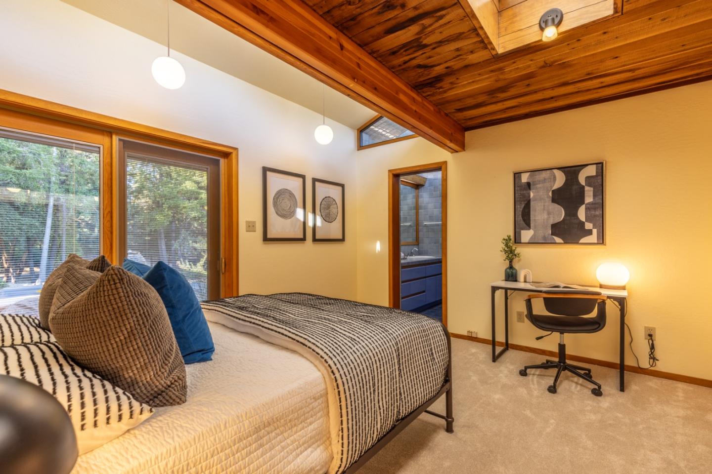 800 Rancho Prieta Road Los Gatos, CA 95033 - Photo 47 of 55 a bedroom with a bed and a window