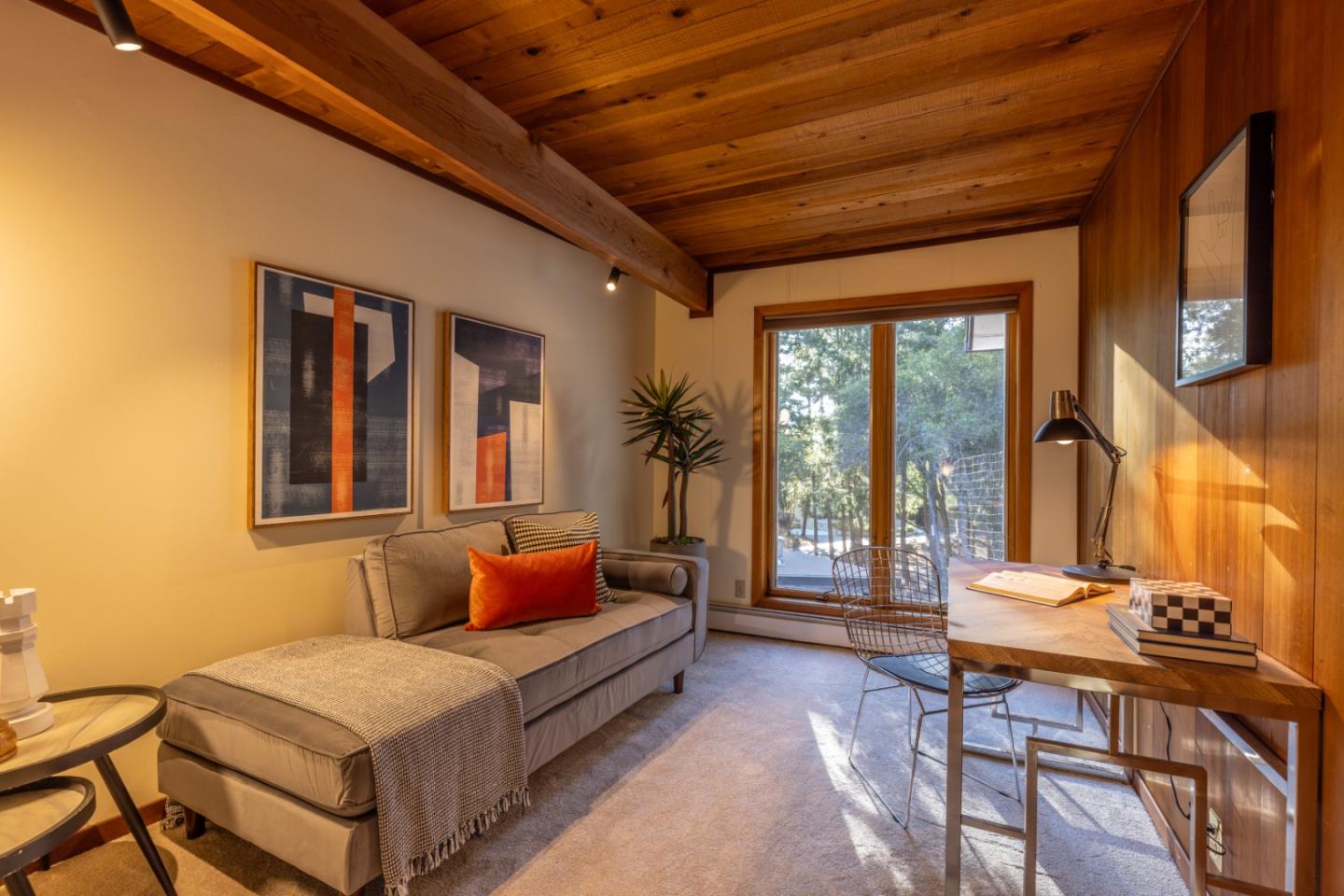 800 Rancho Prieta Road Los Gatos, CA 95033 - Photo 49 of 55 a living room with furniture and a large window
