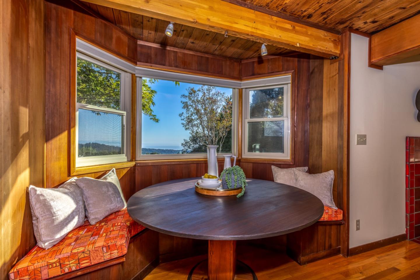 800 Rancho Prieta Road Los Gatos, CA 95033 - Photo 54 of 55 a view of a dining room with furniture window and outside view