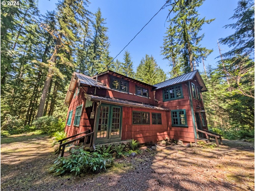 27602 Road 20 Rhododendron, OR 97049 - Photo 6 of 46 front view of a house with a tree