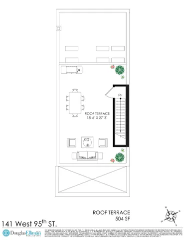 a view of a building with a small yard