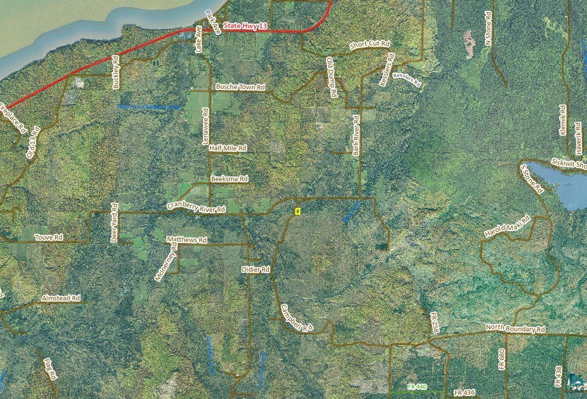 Lot 2 Campbell Road Herbster, WI 54844 - Photo 5 of 11 Aerial Map