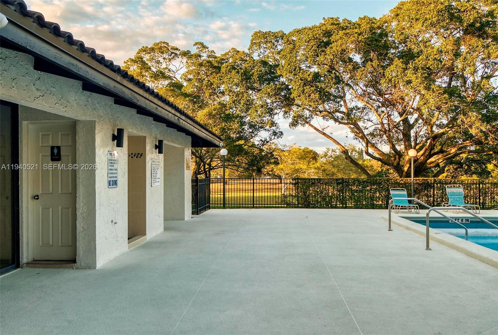 8898 Southwest 62nd Terrace, Unit 7F Miami, FL 33173 - Photo 64 of 66 a view of swimming pool with an outdoor space