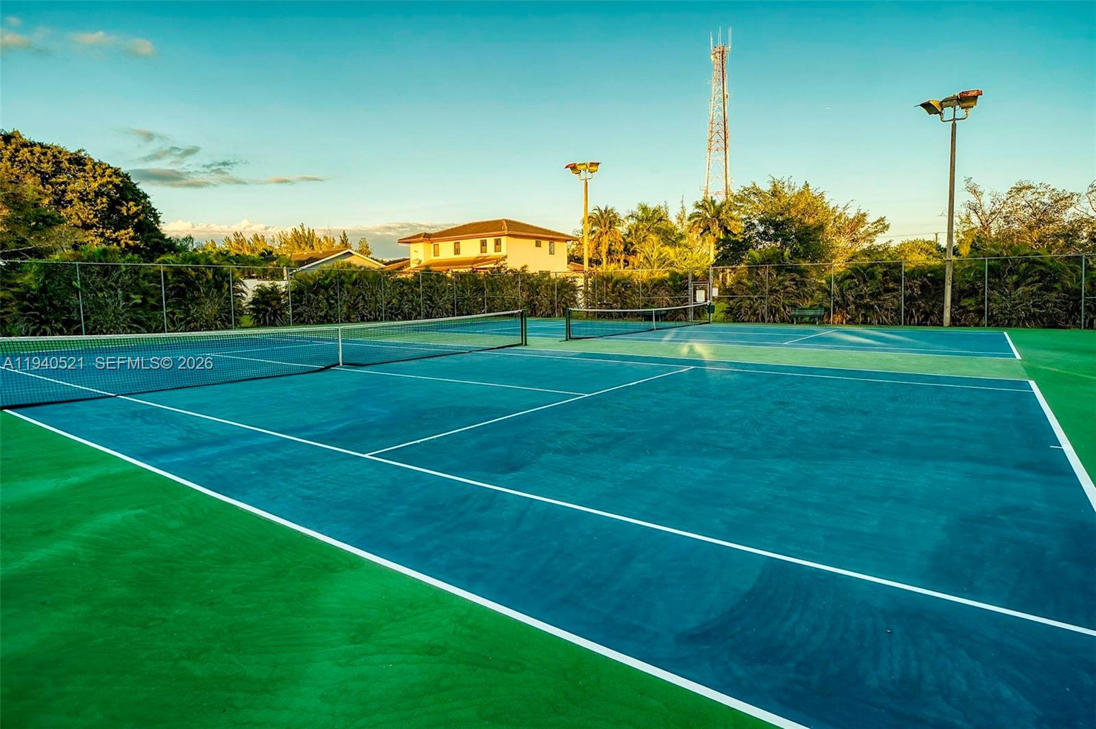 8898 Southwest 62nd Terrace, Unit 7F Miami, FL 33173 - Photo 66 of 66 a view of a tennis court