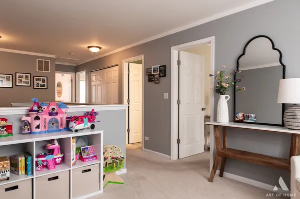 a play room with toys