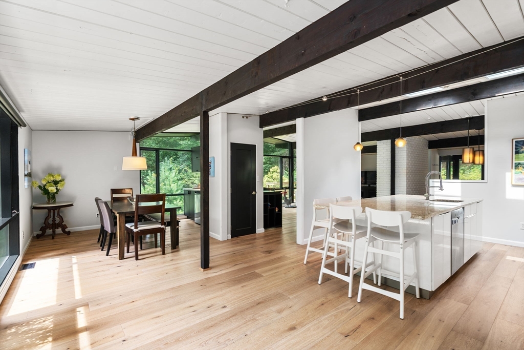 5 Apple Street Sherborn, MA 01770 - Photo 5 of 36 a view of a dining room with furniture window and wooden floor