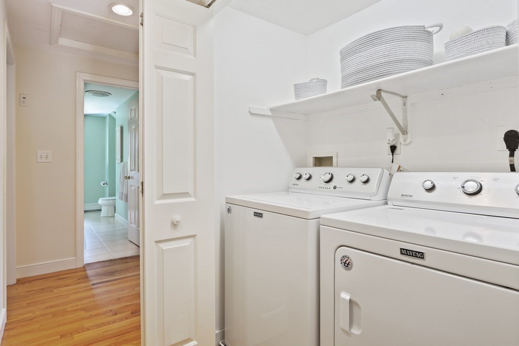 18 Moore Street Natick, MA 01760 - Photo 27 of 42 a utility room with dryer and washer