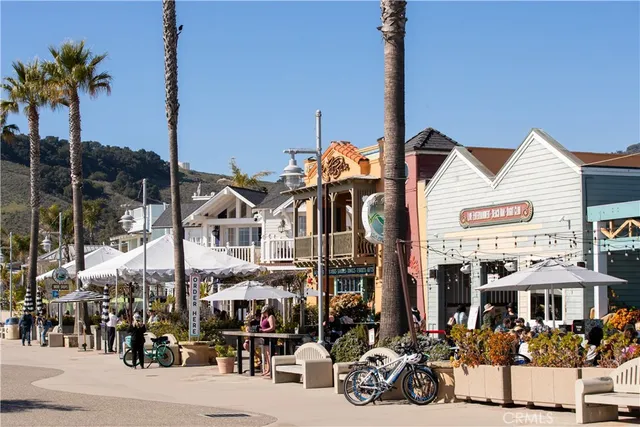 a front view of a building with street view