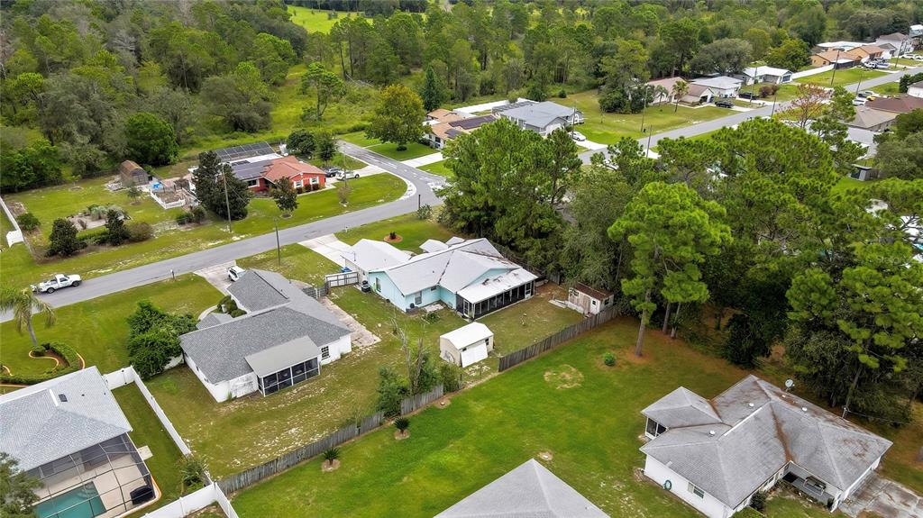 11322 Topaz Street Spring Hill, FL 34608 - Photo 36 of 41 an aerial view of a house with a garden