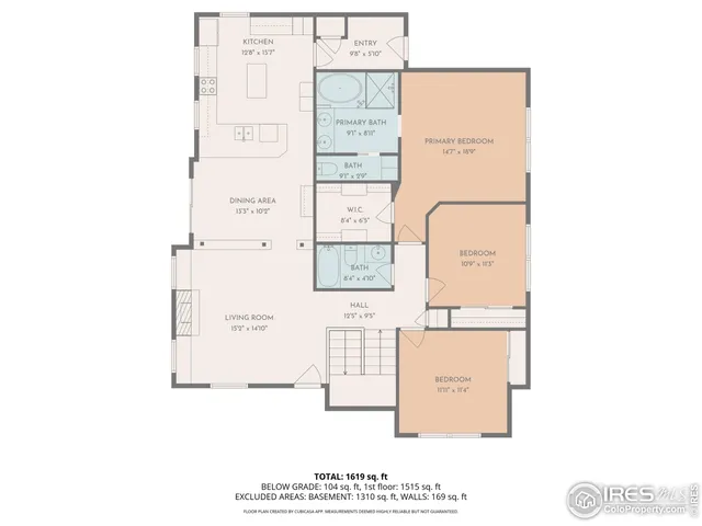 a living room with furniture a clock and a window