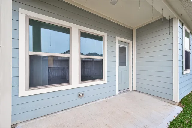 a view of front door of a house