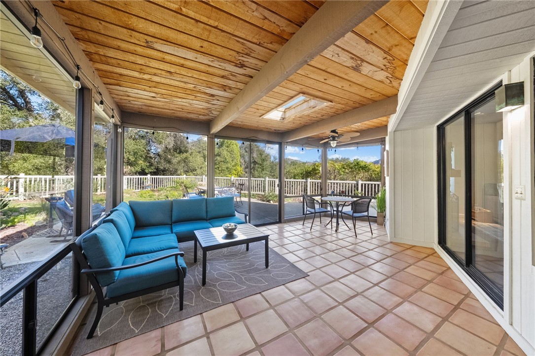 4124 Arboles Court Fallbrook, CA 92028 - Photo 25 of 54 Enclosed sun room with lower screen windows