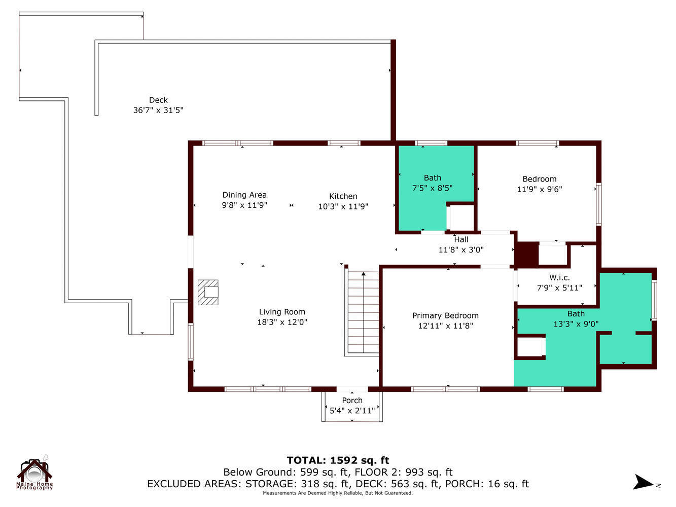 181 River Road Carthage, ME 04224 - Photo 48 of 50 Main Floor-009-009-1334x1000