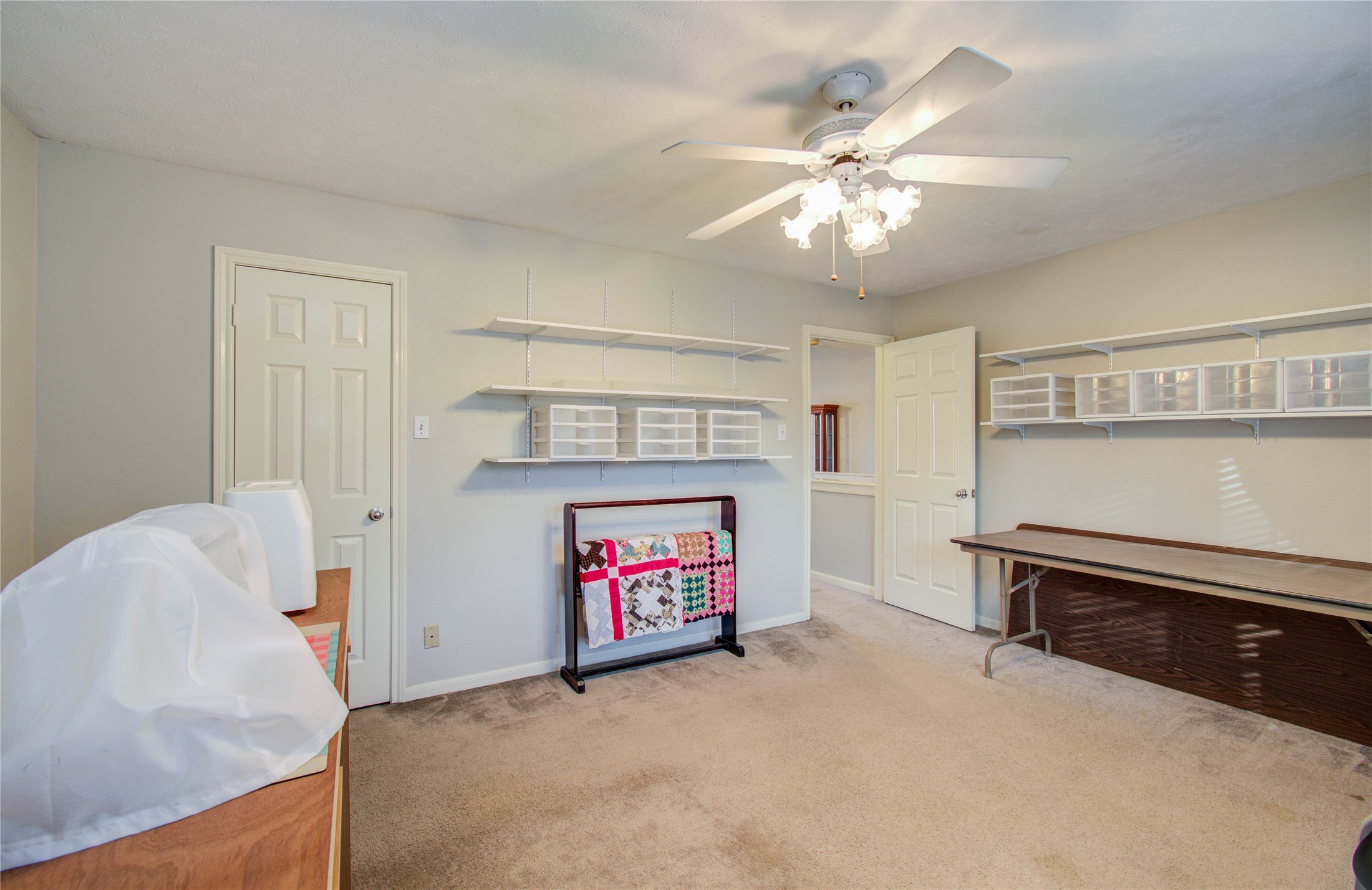 5927 Thom Road Humble, TX 77346 - Photo 31 of 50 One of the upstairs bedrooms is generously sized and features ample closet space.