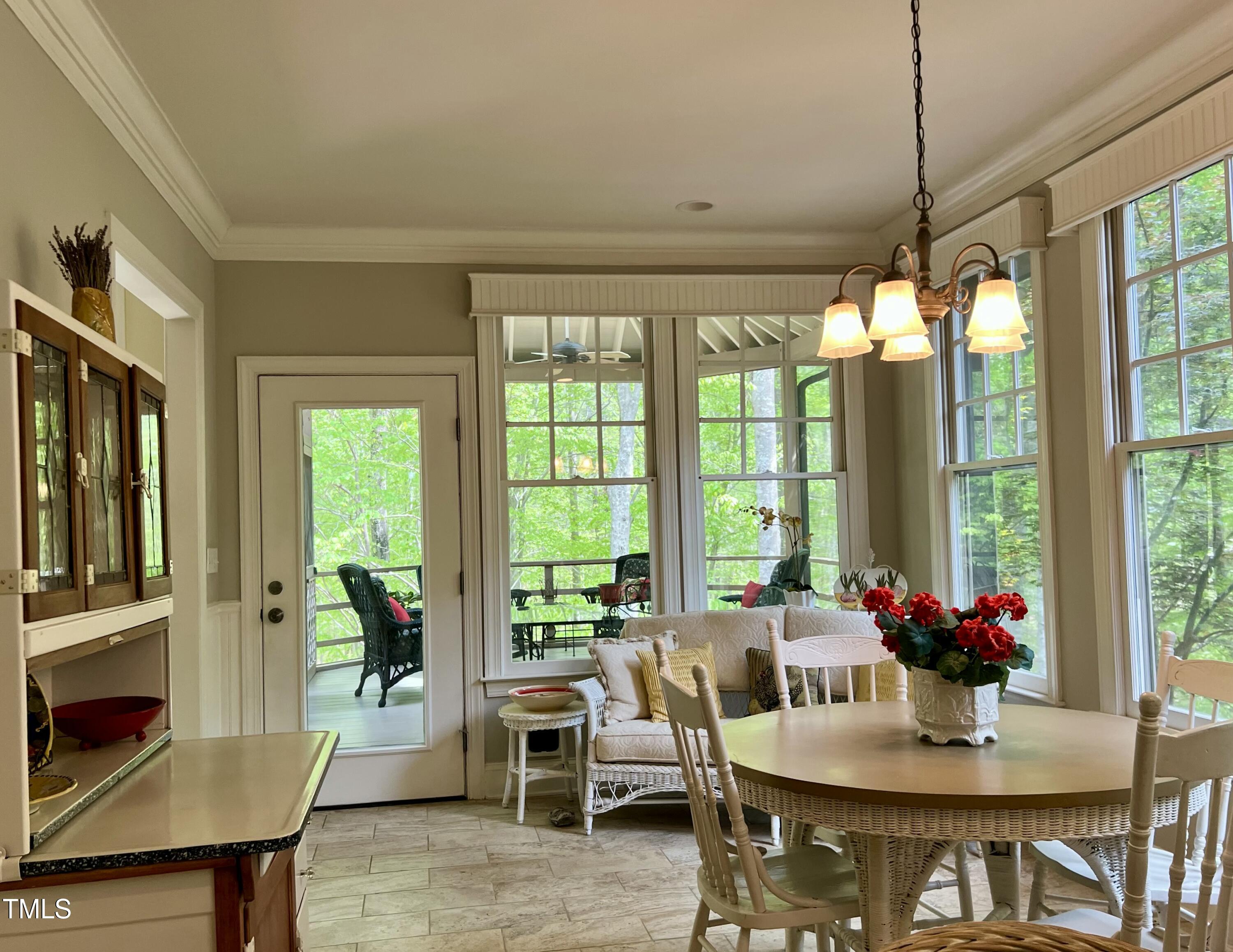 1425 Bascomb Drive Raleigh, NC 27614 - Photo 11 of 51 a view of a dining room with furniture window and outside view