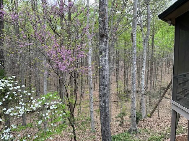 1425 Bascomb Drive Raleigh, NC 27614 - Photo 35 of 51 a backyard of a house with lots of tree