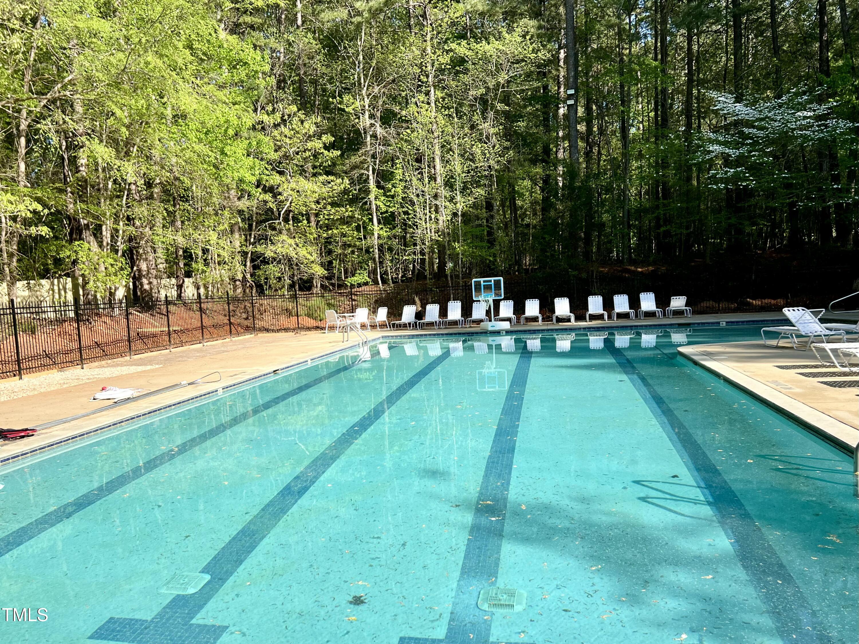1425 Bascomb Drive Raleigh, NC 27614 - Photo 43 of 51 a view of yard with swimming pool and green space