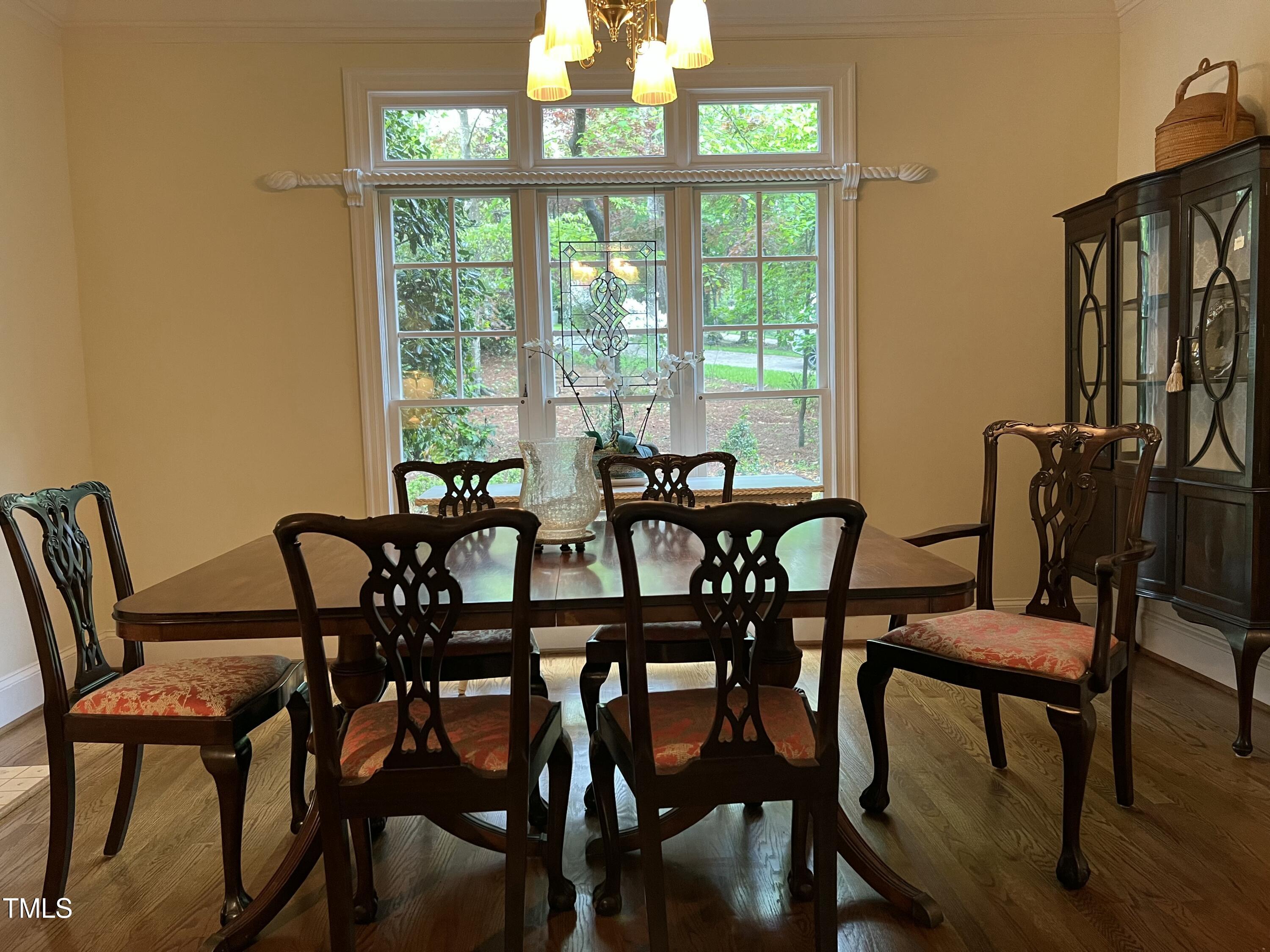 1425 Bascomb Drive Raleigh, NC 27614 - Photo 4 of 51 a view of a dining room with furniture window and outside view