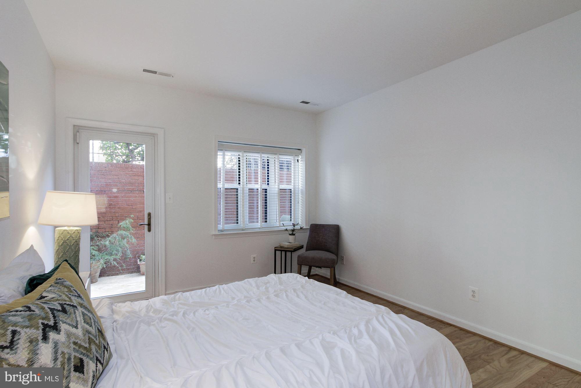 1205 N Street Northwest, Unit A Washington, DC 20005 - Photo 13 of 25 The Master Bedroom can fit a King size bed