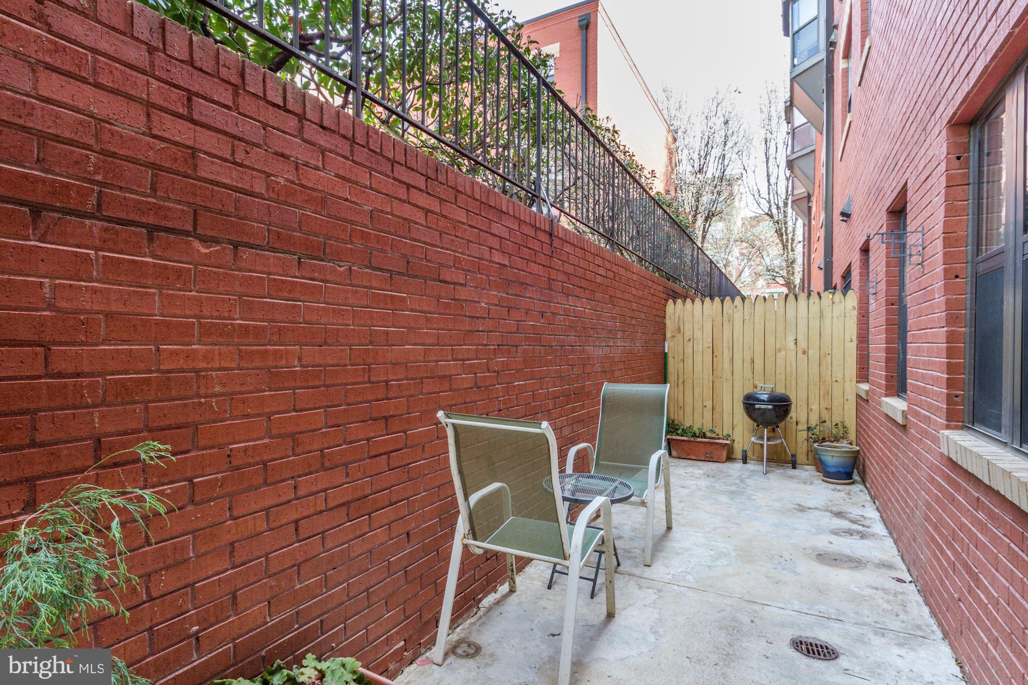 1205 N Street Northwest, Unit A Washington, DC 20005 - Photo 20 of 25 WHAT A PATIO!
