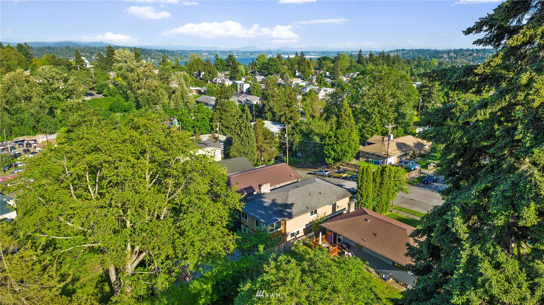 4800 South Frontenac Street Seattle, WA 98118 - Photo 40 of 40 an aerial view of a house with a yard basket ball court and outdoor seating