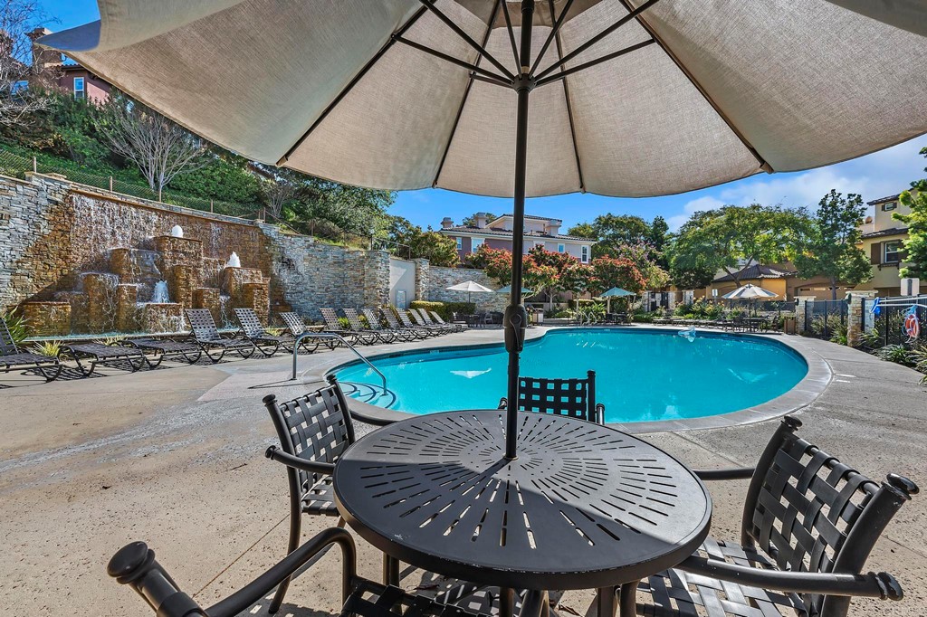 1295 Highbluff Avenue San Marcos, CA 92078 - Photo 33 of 38 a view of a swimming pool with a patio