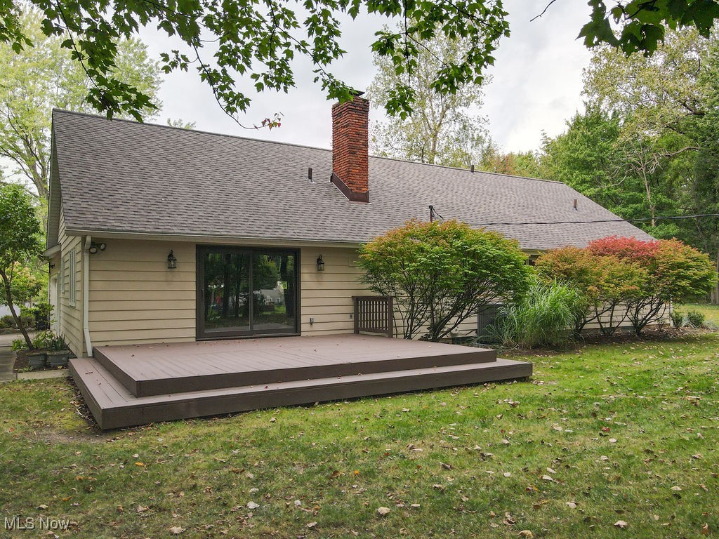 3161 Lander Road Pepper Pike, OH 44124 - Photo 24 of 26 View of the backyard highlighting the deck