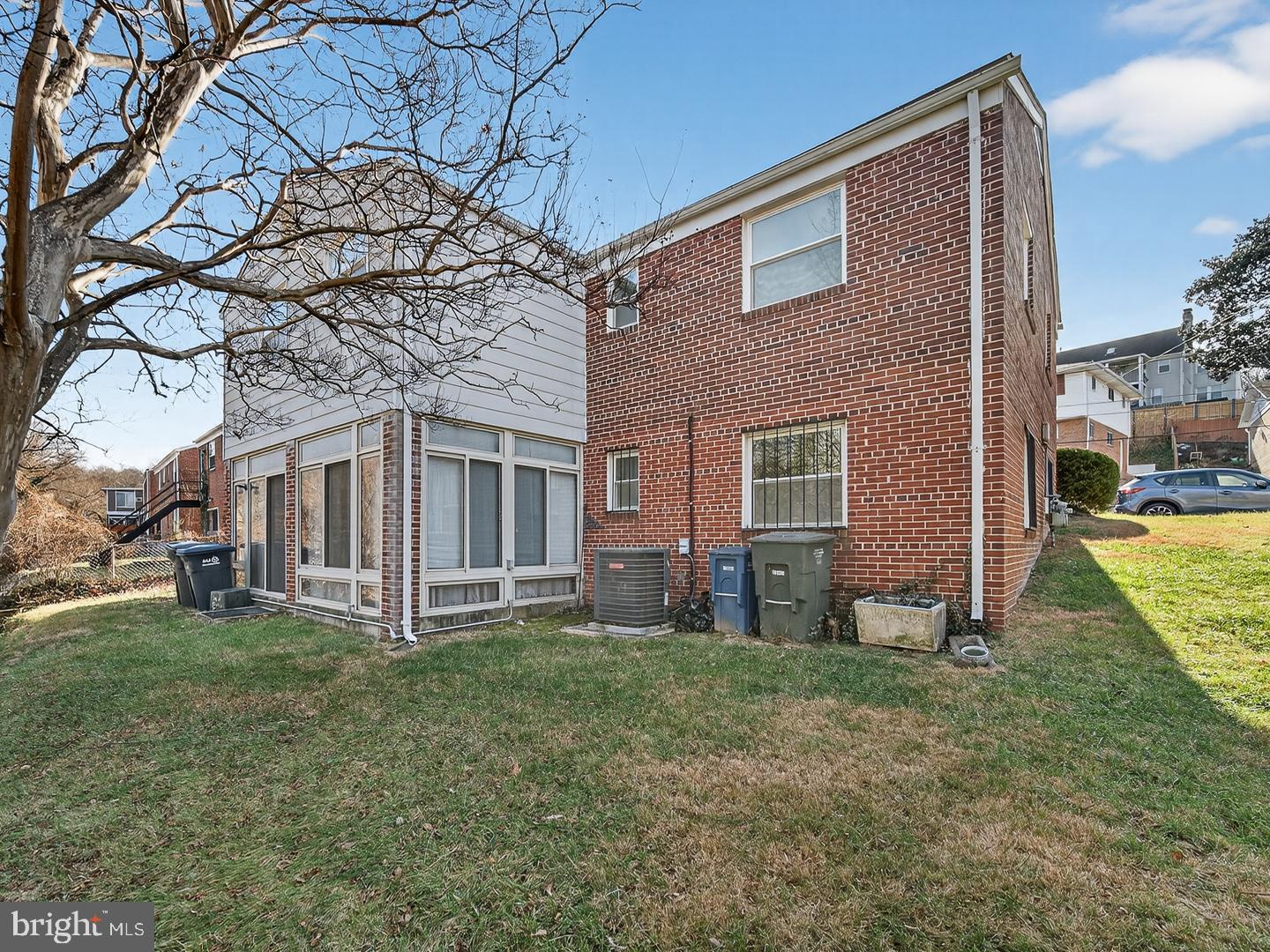 3108 P Street Southeast Washington, DC 20020 - Photo 31 of 34 Rear elevation with spacious yard.