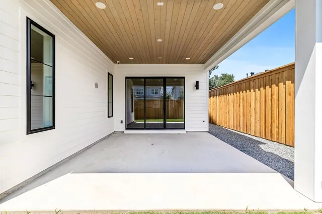 a view interior of the house with large windows