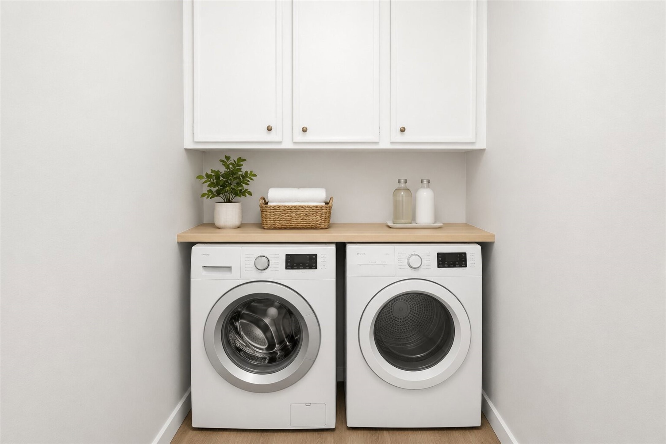 24015 Spring Mill Lane Spring, TX 77373 - Photo 18 of 49 Dedicated laundry space provides convenience and additional storage opportunities. This photo is virtually staged.