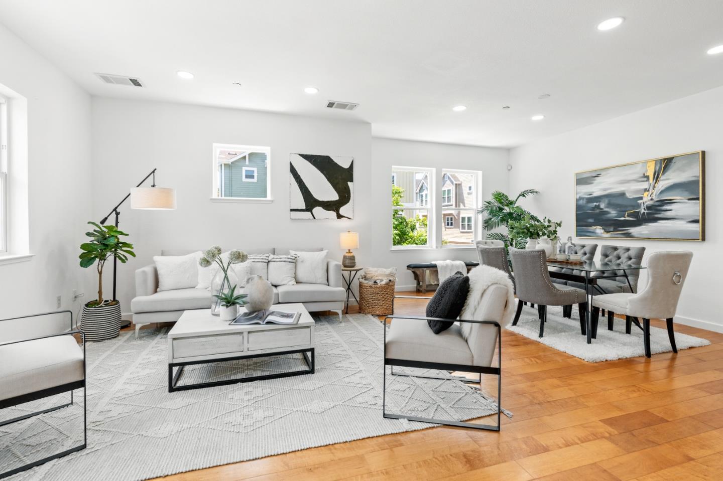 1909 Cambridge Drive Mountain View, CA 94043 - Photo 14 of 73 a living room with furniture and a large window