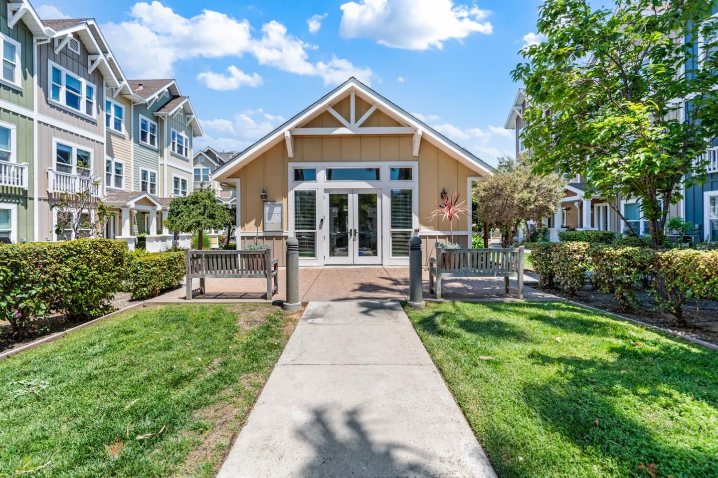 1909 Cambridge Drive Mountain View, CA 94043 - Photo 49 of 73 a front view of a house with a yard
