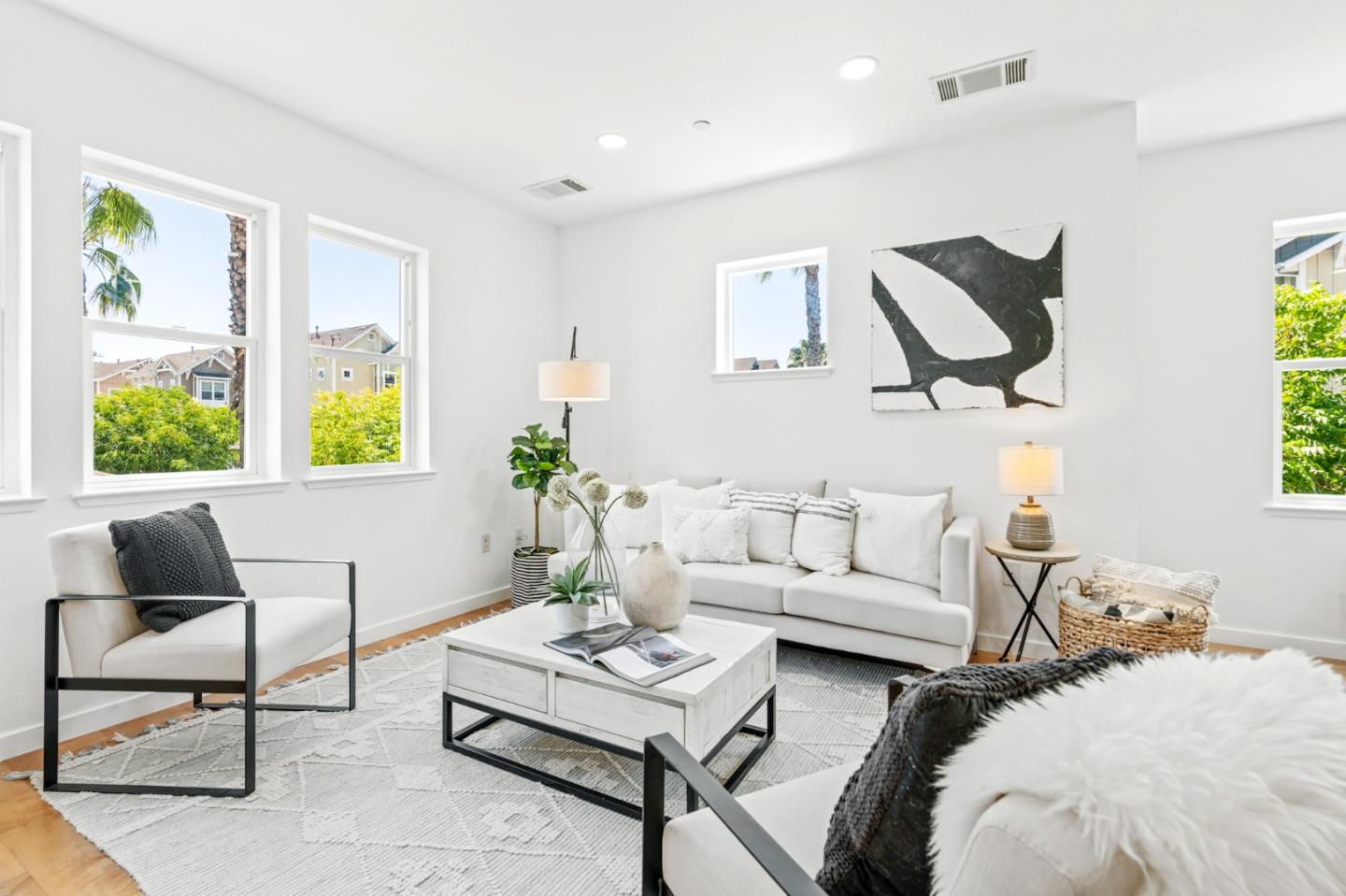 1909 Cambridge Drive Mountain View, CA 94043 - Photo 9 of 73 a living room with furniture and wooden floor