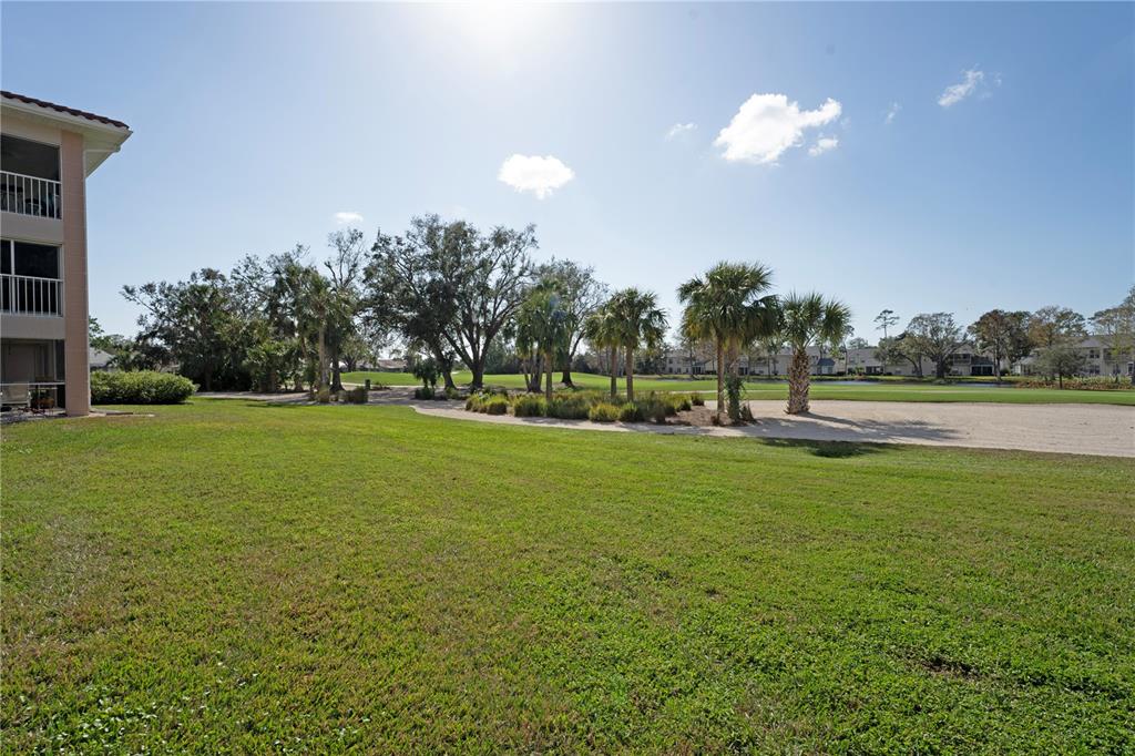 6501 Stone River Road, Unit 205 Bradenton, FL 34203 - Photo 24 of 50 a view of a golf course with a lake