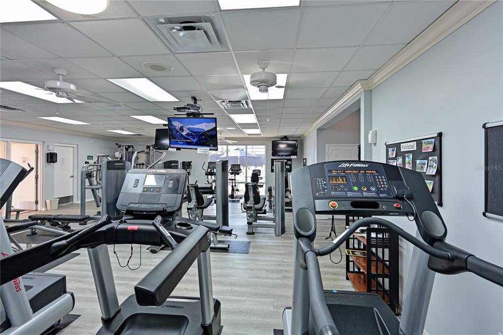 6501 Stone River Road, Unit 205 Bradenton, FL 34203 - Photo 33 of 50 a view of a room with gym equipment
