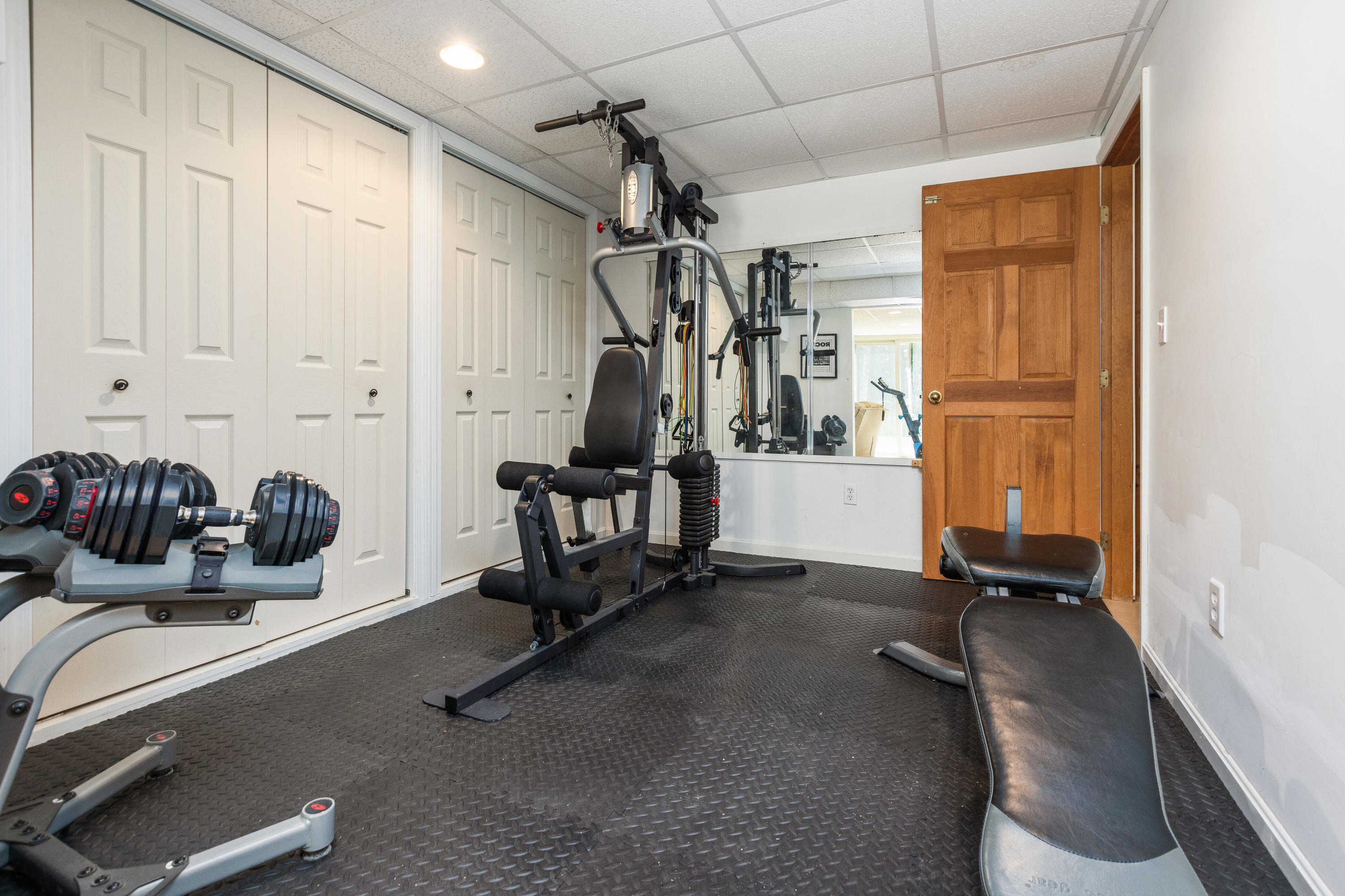 8 Rays Circle Scarborough, ME 04074 - Photo 43 of 55 Finished Basement/Workout Room