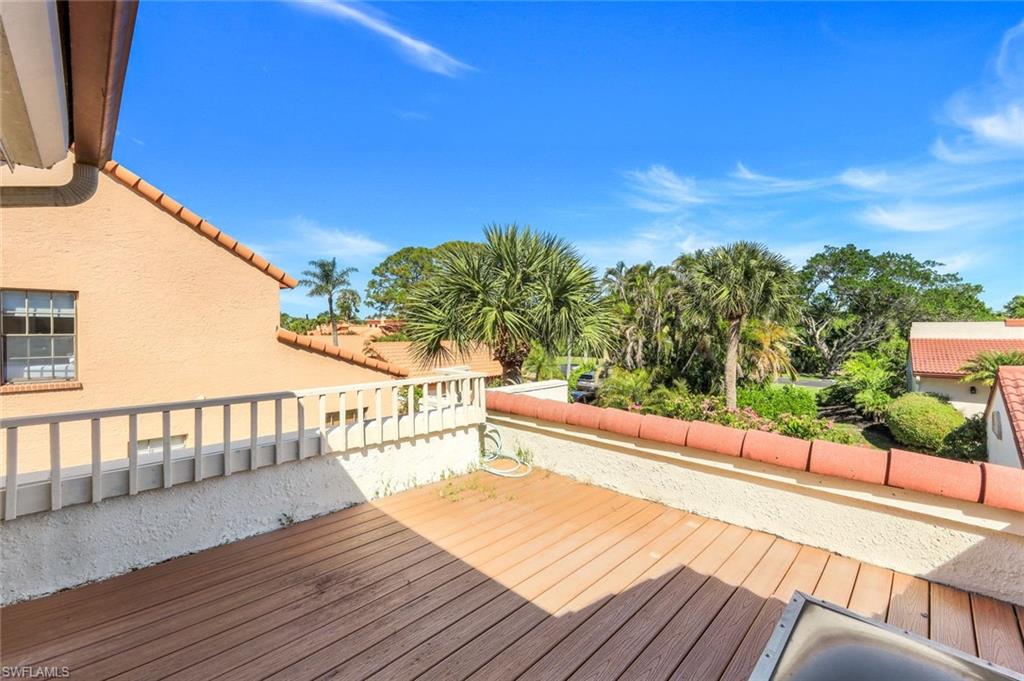 15455 Royal Fern Lane North, Unit 22B Naples, FL 34110 - Photo 29 of 37 Deck off the loft